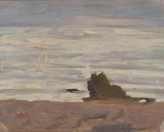 Meriharmaa maalaus Arildista - Richard Bergh — näkymä teoksesta