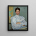 Portrait de Gerda Bergh, la seconde épouse de l'artiste - Richard Bergh — kehystetty taideteos seinällä