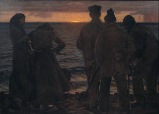 Richard Bergh - The Old People by the Beach.webp