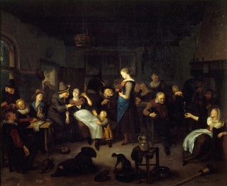 Cabarettin sisämaalaus - Richard Brakenburgh — näkymä teoksesta