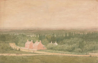 Richard Dadd - Landscape with Cottages Broadmoor.webp