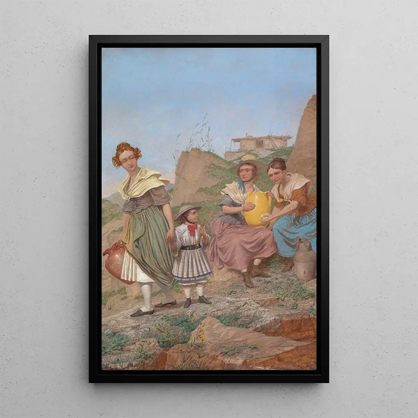 Kieltäminen - Richard Dadd — kehystetty taideteos seinällä