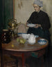 Femme à la table basse - Richard E. Miller — näkymä teoksesta