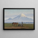 Mont Ararat-maalaus - Richard Karlovich Zommer — kehystetty taideteos seinällä