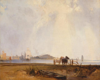 Richard Parkes Bonington - Landscape near Quilleboeuf France.webp