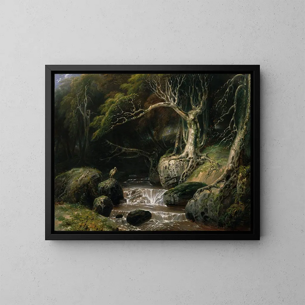 Solitude paysagère - Richard Westall — kehystetty taideteos seinällä