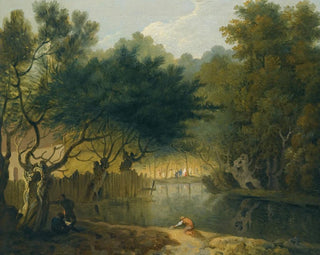 Une vue de St James's Park à Londres - Richard Wilson — näkymä teoksesta