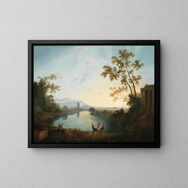 Apollon et les Saisons - Richard Wilson — kehystetty taideteos seinällä