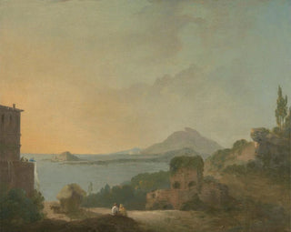 La villa de Cicéron et le golfe de Pouzzoles - Richard Wilson — näkymä teoksesta