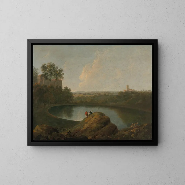 Le Tête du lac Nemi - Richard Wilson — kehystetty taideteos seinällä