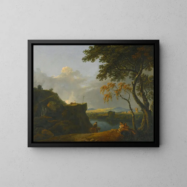 Le moine blanc - Richard Wilson — kehystetty taideteos seinällä
