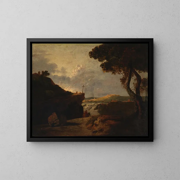 Moine blanc - Richard Wilson — kehystetty taideteos seinällä