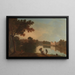 Wilton House -maalaus etelän- ja itäosasta - Richard Wilson — kehystetty taideteos seinällä