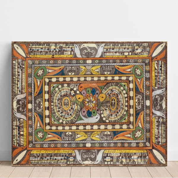 Riesen-Stadt, Waaben-Hall - Adolf Wölfli | Reproduction Tableau Décoration murale affiche copie