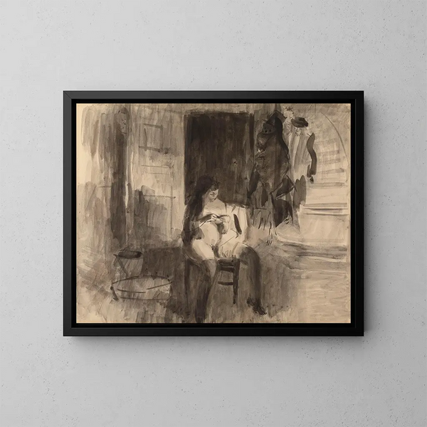 Susanne et les vieillards - Rik Wouters — kehystetty taideteos seinällä