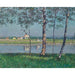 Maalauksen jäljennös Rive de la Seine au Petit-Gennevilliers - Gustave Caillebotte