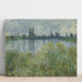 Maalauksen jäljennös Rives de la Seine à Vétheuil - Claude Monet