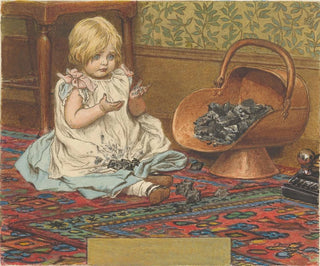 Robert Barnes - Girl Playing with Coal.webp