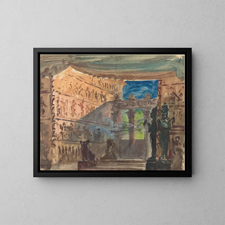 Robert Caney - Interior of an Ancient Egyptian Temple.webp