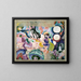 Carrousel de cochons - Robert Delaunay — kehystetty taideteos seinällä