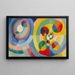 Pyöreiden muotojen - Robert Delaunay — kehystetty taideteos seinällä