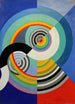 Rytmi nro 3 - Robert Delaunay — näkymä teoksesta