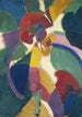 Femme avec une ombrelle - Robert Delaunay — näkymä teoksesta