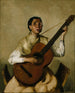 Chanteur espagnol aveugle - Robert Henri — näkymä teoksesta