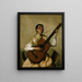 Chanteur espagnol aveugle - Robert Henri — kehystetty taideteos seinällä