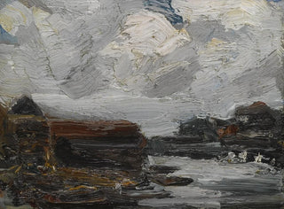 Canal à Haarlem, Hollande - Robert Henri — näkymä teoksesta