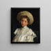 Fille hollandaise en blanc - Robert Henri — kehystetty taideteos seinällä