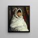 Fille indienne dans une couverture blanche - Robert Henri — kehystetty taideteos seinällä