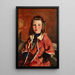Jeune fille irlandaise - Robert Henri — kehystetty taideteos seinällä