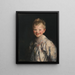 Enfant qui rit - Robert Henri — kehystetty taideteos seinällä