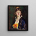 Mildred Clarke von Kienbusch - Robert Henri — kehystetty taideteos seinällä