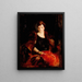 Portrait de Mme William Preston Harrison - Robert Henri — kehystetty taideteos seinällä