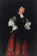 Jeune fille espagnole de Madrid, une Chula - Robert Henri — näkymä teoksesta