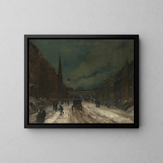 Robert Henri - Street Scene with Snow 57th Street NYC.webp