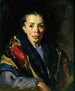 Vanha malli vanhasta espanjalaisesta naisesta - Robert Henri — näkymä teoksesta