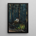Le lecteur dans la forêt - Robert Henri — kehystetty taideteos seinällä