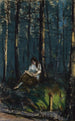 Le lecteur dans la forêt - Robert Henri — näkymä teoksesta