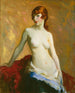 La jeune fille - Robert Henri — näkymä teoksesta