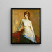 La jeune fille - Robert Henri — kehystetty taideteos seinällä