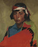 Nuori mies Tesuque-kylästä - Robert Henri — näkymä teoksesta