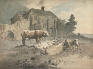 Bétail à longues cornes - Robert Hills — näkymä teoksesta