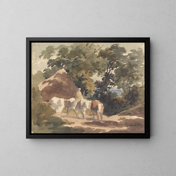 Souvenir de Gainsborough - Robert Hills — kehystetty taideteos seinällä
