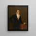 Le peintre Jan Frans van Dael - Robert Jacques François Lefèvre — kehystetty taideteos seinällä