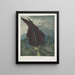 Le Dragon arum - Robert John Thornton — kehystetty taideteos seinällä