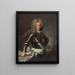 Portrait d'un officier supérieur chevalier de l'ordre de Saint-Louis - Robert Le Vrac de Tournieres — kehystetty taideteos seinällä