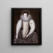 Frances Lady Reynell de West Ogwell Devon - Robert Peake l'Ancien — kehystetty taideteos seinällä